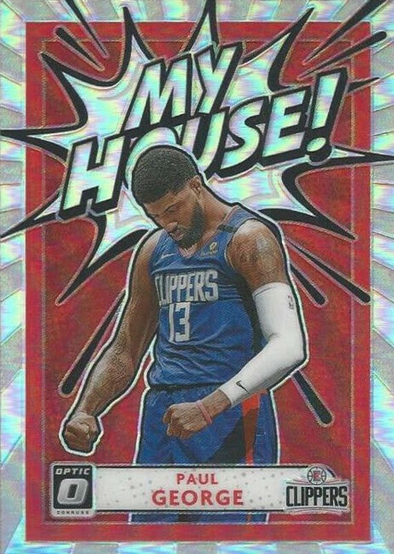 Paul George 2020 Optic #11 My House! - Holo BGS 9