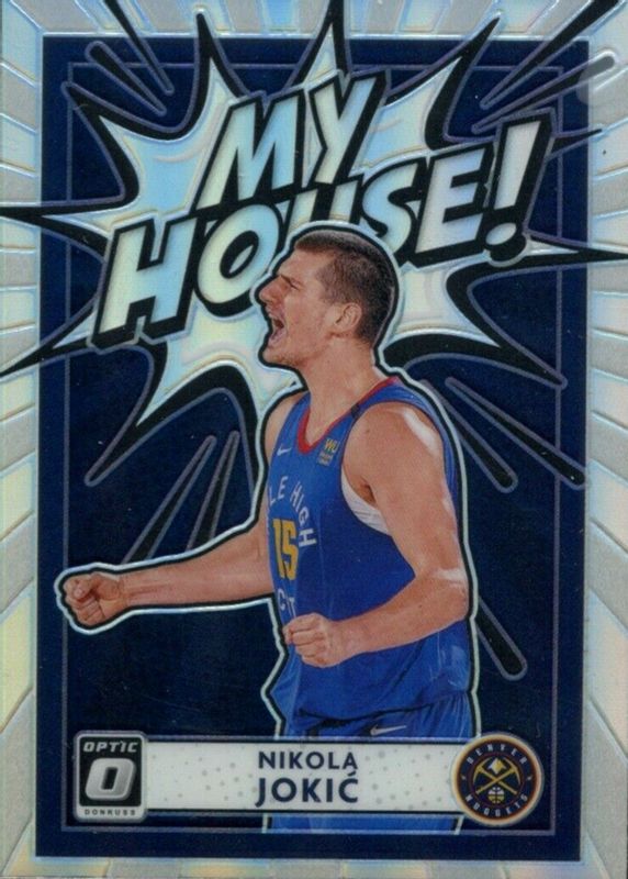 Nikola Jokic 2020 Optic #9 My House! - Holo SGC 10