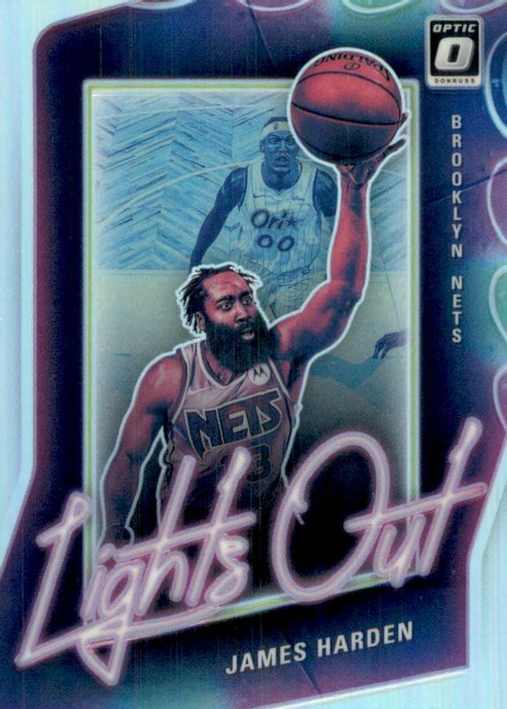 James Harden 2020 Optic #1 Lights Out - Holo RAW