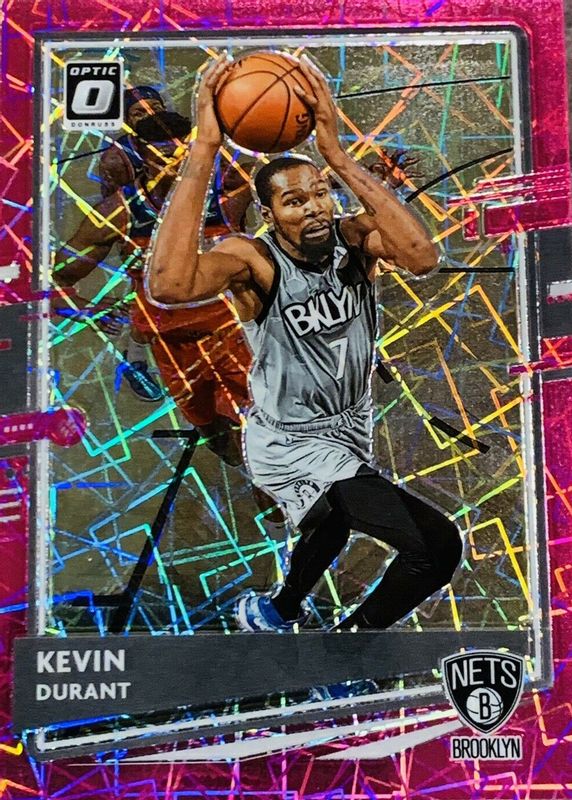 Kevin Durant 2020 Optic #136 Pink Velocity /79 SGC 10