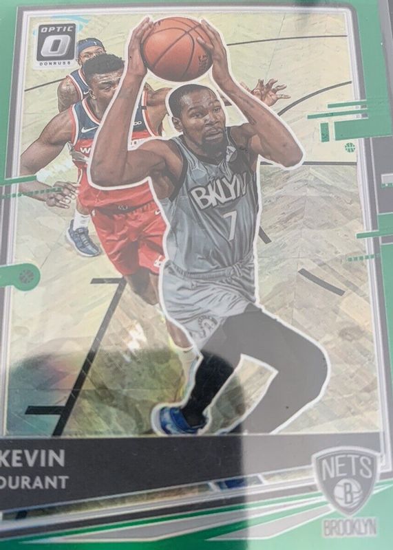 Kevin Durant 2020 Optic #136 Green /5 PSA 10