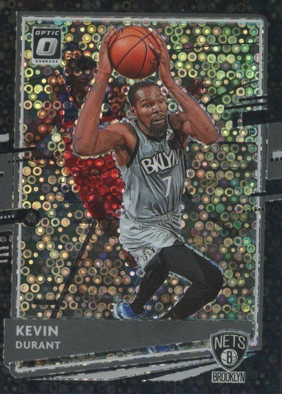 Kevin Durant 2020 Optic #136 Fast Break Black /1 PSA 10