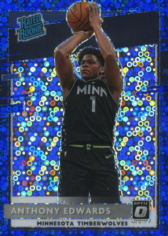 その他 ANTHONY EDWARDS DONRUSS OPTIC RC PSA8 Anthony Edwards 2020 Optic #151 Fast Break Blue /50 Price