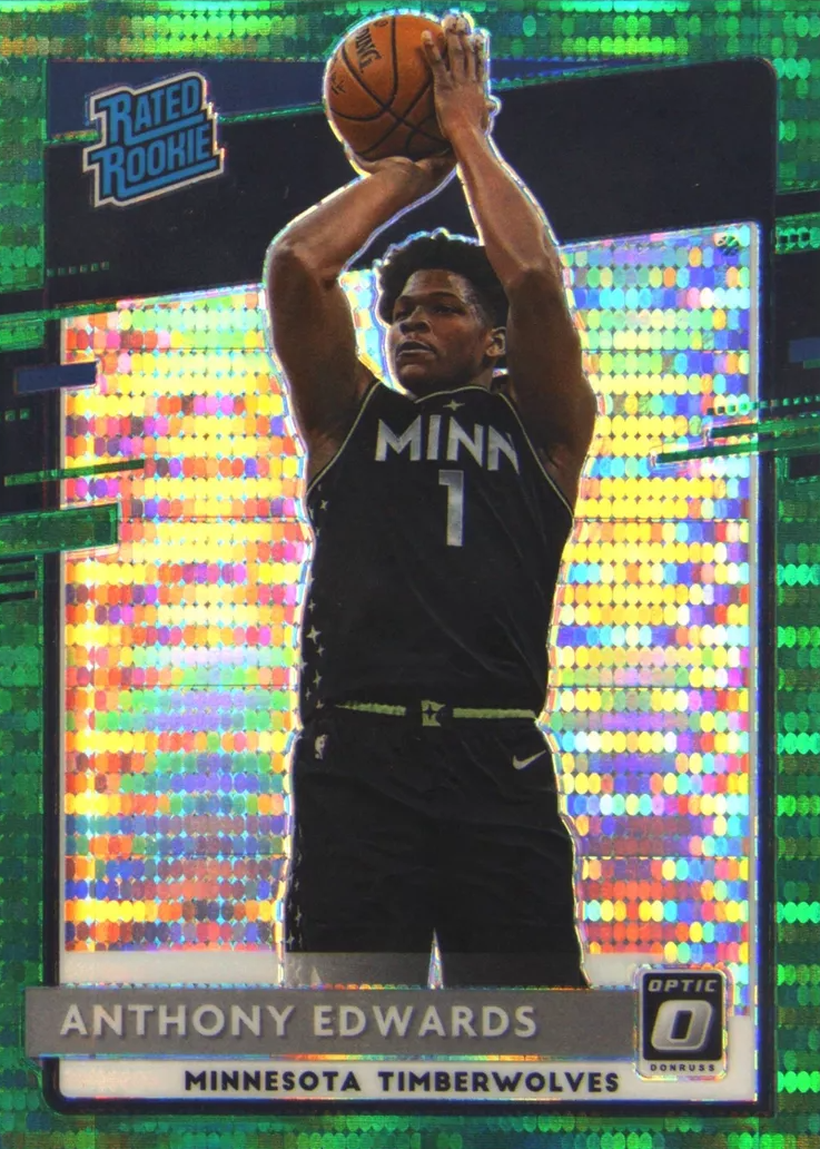 その他 ANTHONY EDWARDS DONRUSS OPTIC RC PSA8 Anthony Edwards 2020 Optic #151 Fast Break Blue /50 Price