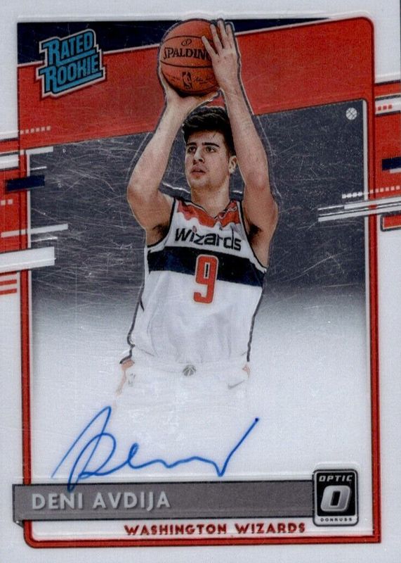 Deni Avdija 2020 Optic #159 Rated Rookie Signatures PSA 10