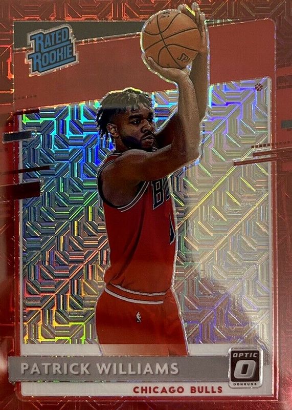 Patrick Williams 2020 Optic #154 Choice Red /88 Rookie BGS 9