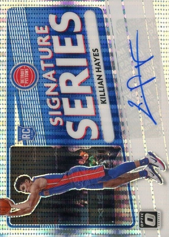 Killian Hayes 2020 Optic #SS-KLH Signature Series - Pulsar /17 Rookie RAW
