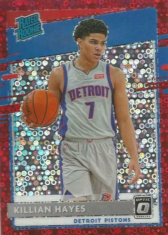 Killian Hayes 2020 Optic #157 Fast Break Red /85 Rookie PSA 10