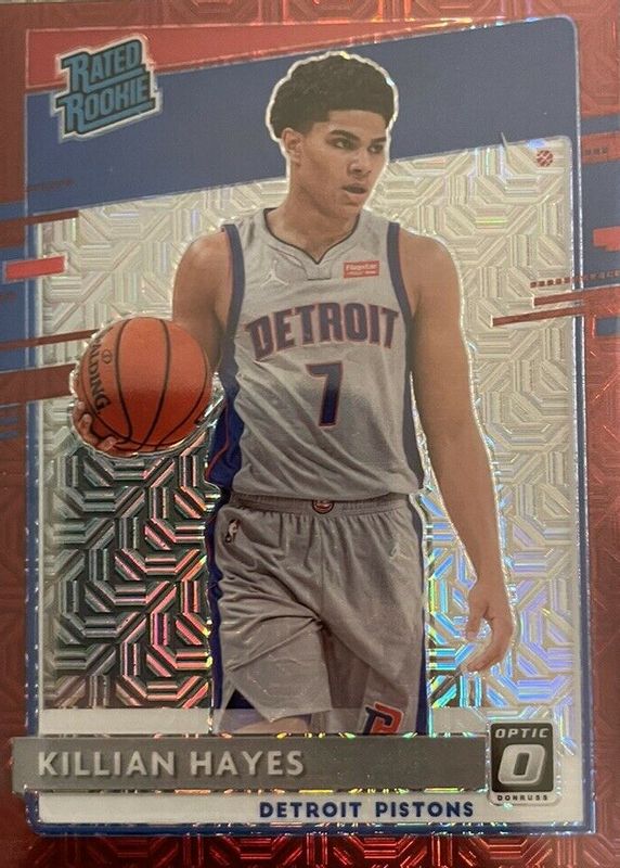 Killian Hayes 2020 Optic #157 Choice Red /88 Rookie RAW