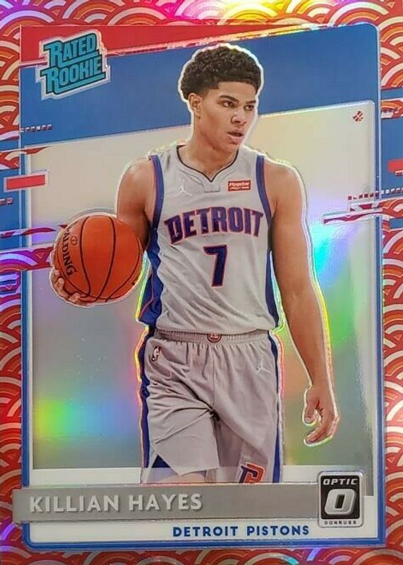 Killian Hayes 2020 Optic #157 Photon /(SSP) Rookie SGC 10