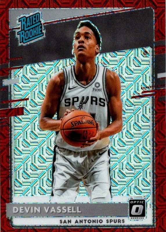 Devin Vassell 2020 Optic #161 Choice Red /88 Rookie PSA 10