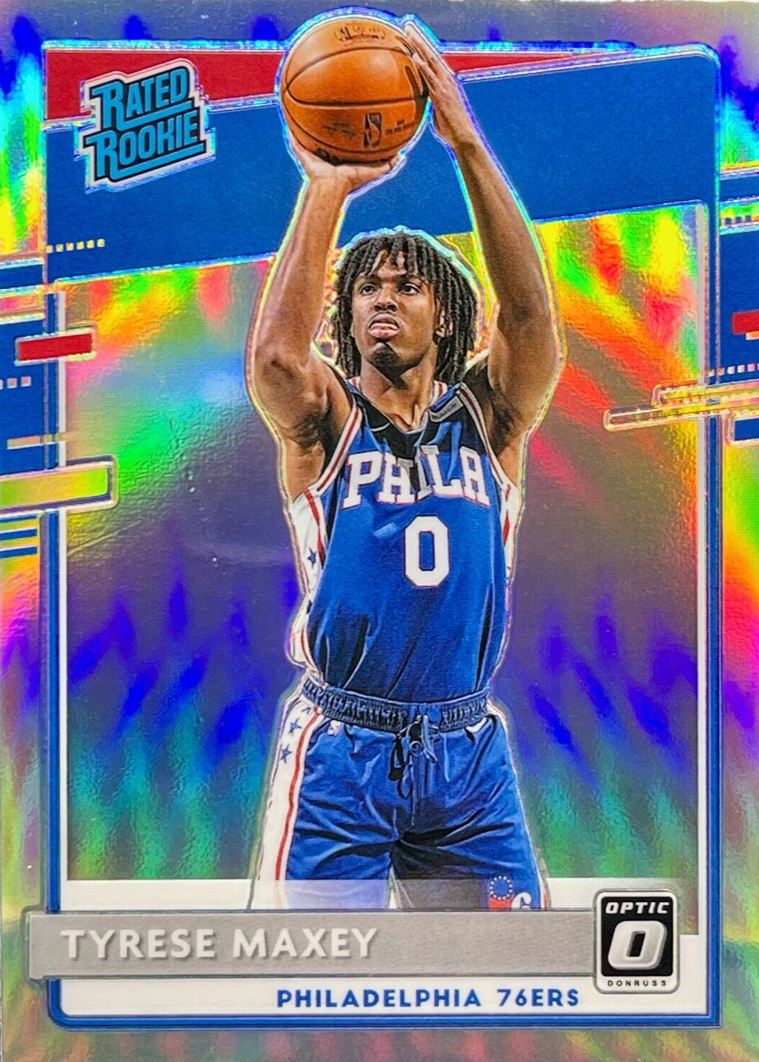 Tyrese Maxey 2020 Optic #171 Holo Price Guide - Sports Card Investor