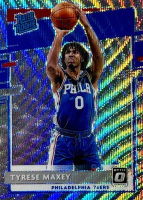 その他 tyrese maxey rc die-cut purple /99 psa10 Tyrese Maxey 2020 Select #174 Premier Level Purple Die-Cut