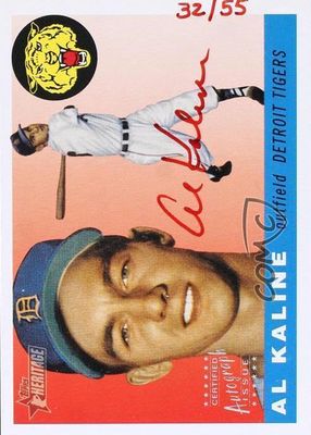 2004 Topps Heritage #RO-AK Real One Autographs - Red Ink /55