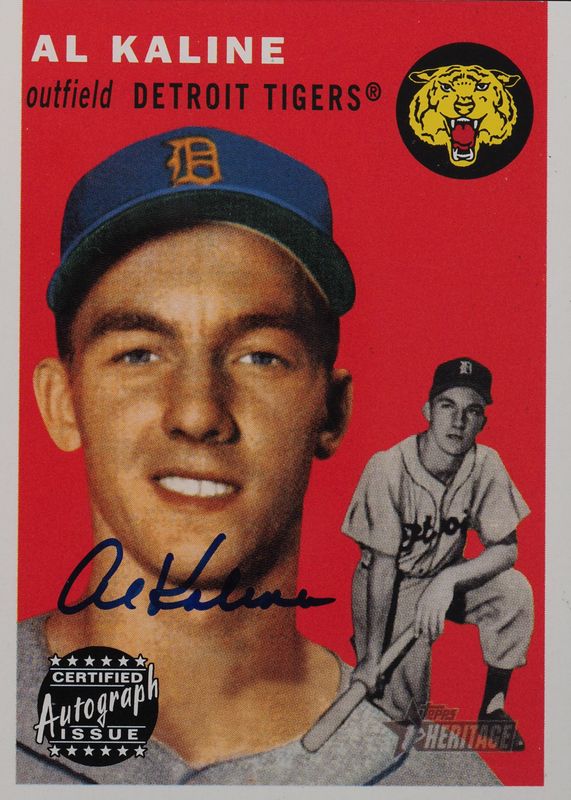 Al Kaline 2004 Topps Heritage #RO-AK Real One Autographs SGC 9.5