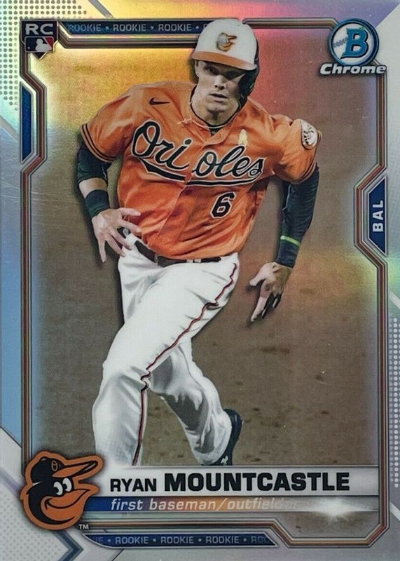 Ryan Mountcastle 2021 Bowman Chrome #64 SP Rookie Image Variation Rookie SGC 9.5