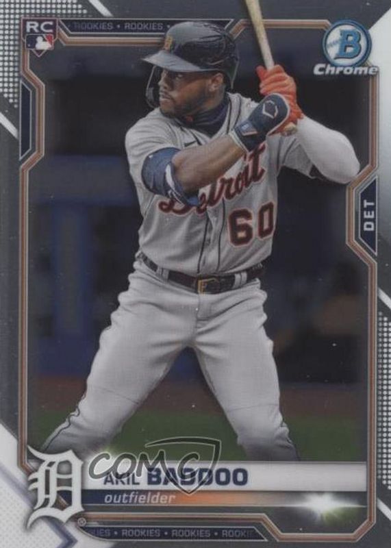 Akil Baddoo 2021 Bowman Chrome #34 Base Rookie SGC 9.5