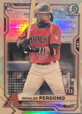 2021 Bowman Chrome #98 Refractor /499