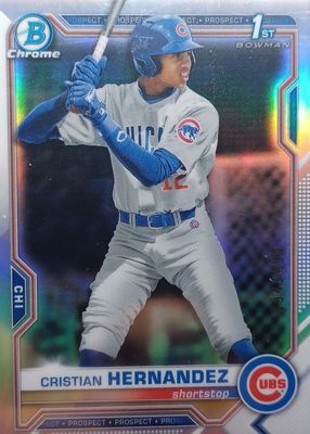 2021 Bowman Chrome #BCP-171 Prospects - Refractor /499 (1st)