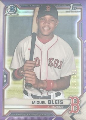 2021 Bowman Chrome #BCP-167 Prospects - Purple Refractor /250 (1st)