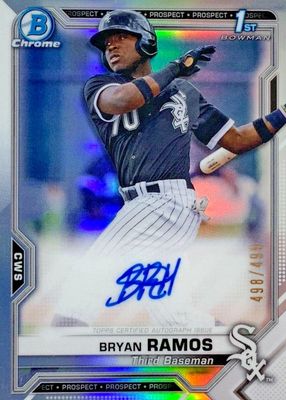 2021 Bowman Chrome #CPA-BR Prospect Auto - Refractor /499 (1st)