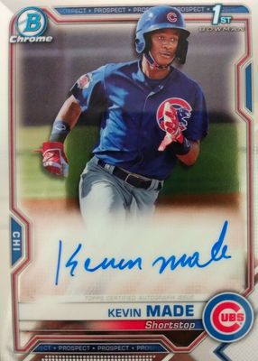 2021 Bowman Chrome #CPA-KM Prospect Auto (1st)