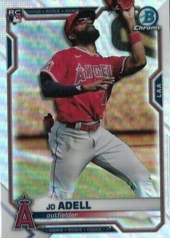 Jo Adell 2021 Bowman Chrome #42 SP Rookie Image Variation Rookie PSA 10