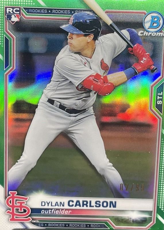 2021 Bowman Chrome #45 Green Refractor /99