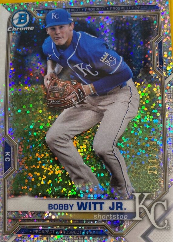 Bobby Witt Jr. 2021 Bowman Chrome #BCP-193 Prospects - Speckle Refractor /299 PSA 10