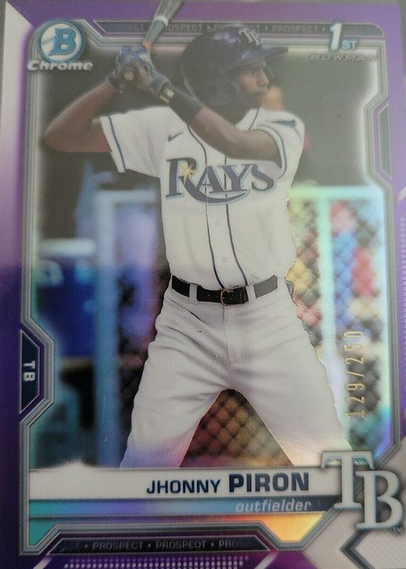 2021 Bowman Chrome #BCP-239 Prospects - Purple Refractor /250 (1st)