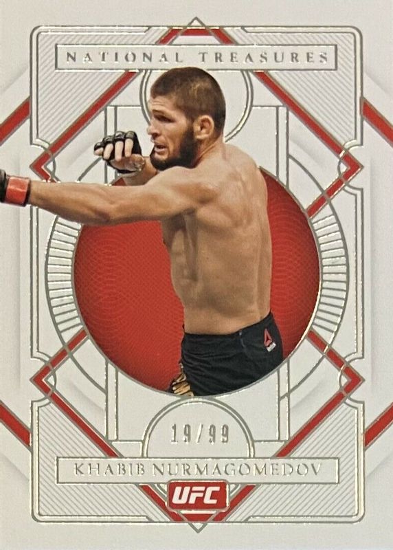 Khabib Nurmagomedov 2021 Chronicles UFC #353 National Treasures /99 SGC 9.5