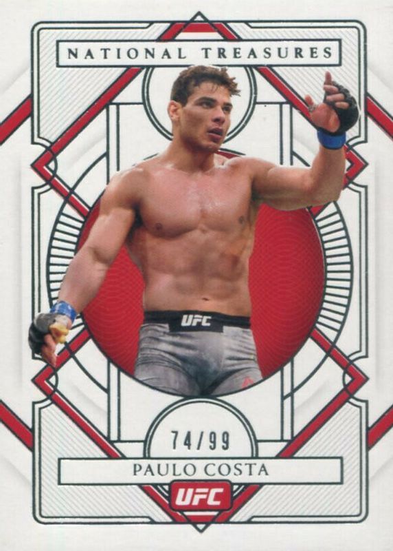 Paulo Costa 2021 Chronicles UFC #367 National Treasures /99 PSA 10