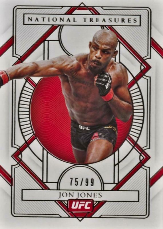 Jon Jones 2021 Chronicles UFC #345 National Treasures /99 SGC 9