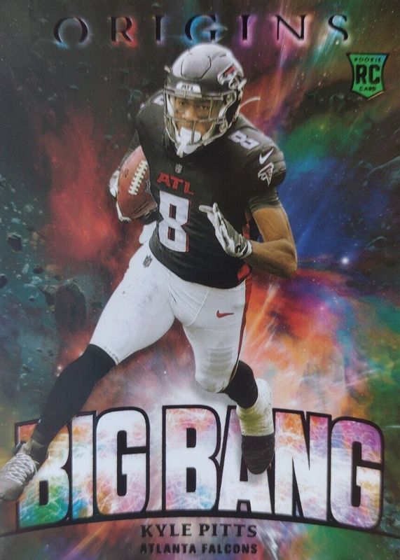 Kyle Pitts 2021 Origins #BB-27 Big Bang /(SSP) Rookie SGC 9.5