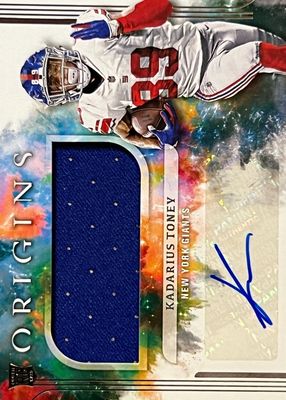 2021 Origins #164 Rookie Jumbo Jersey Autographs