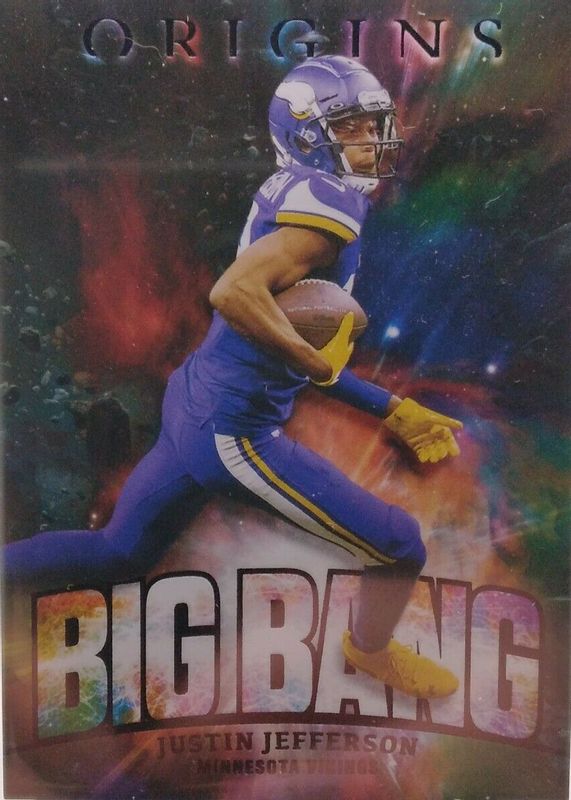 Justin Jefferson 2021 Origins #BB-36 Big Bang /(SSP) PSA 10