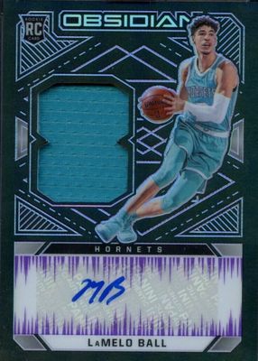 2020 Obsidian #210 Rookie Jersey Autographs - Electric Etch Purple (/49)