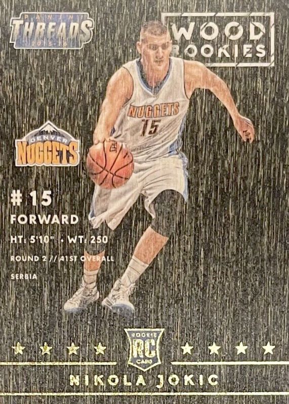 Nikola Jokic 2015 Threads #286 Wood Rookies