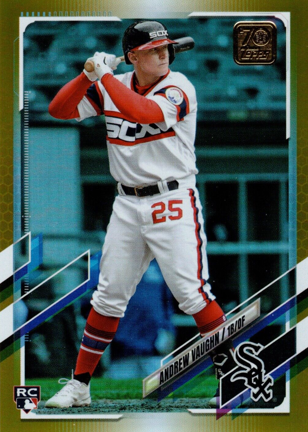 Andrew Vaughn 2021 Topps Update #US312 Gold Foil Price Guide
