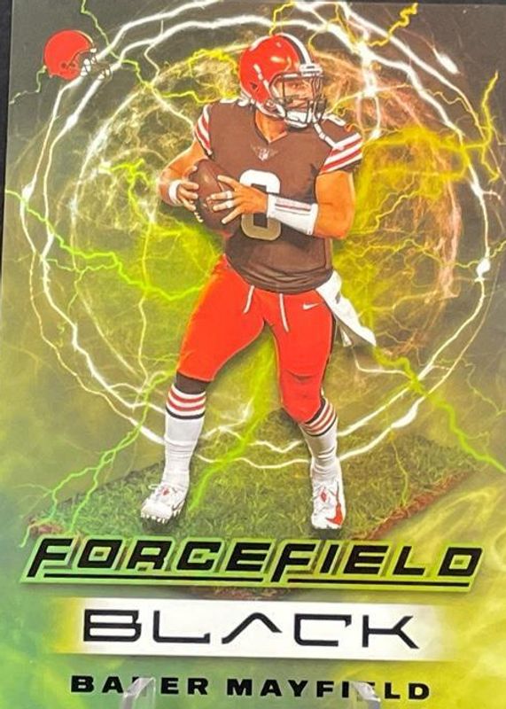 Baker Mayfield 2021 Black #FF-15 ForceField /(SSP) RAW