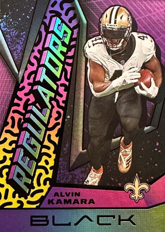 Alvin Kamara 2021 Black #R-15 Regulators /(SSP)