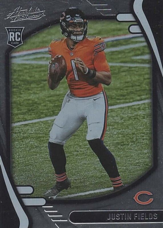 Justin Fields 2021 Absolute #108 Base Rookie SGC 9.5