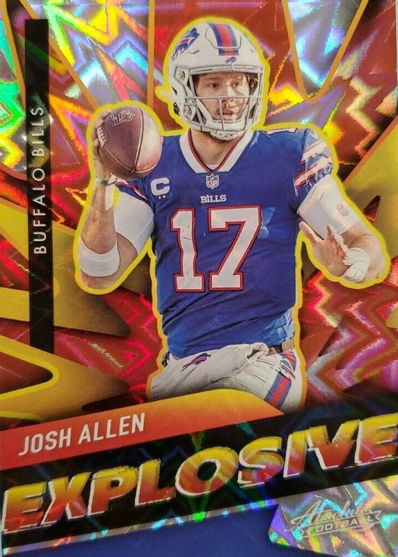 Josh Allen 2021 Absolute #E5 Explosive BGS 9