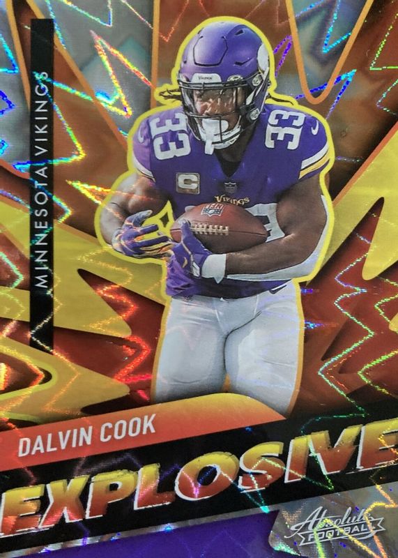 Dalvin Cook 2021 Absolute #E21 Explosive PSA 9