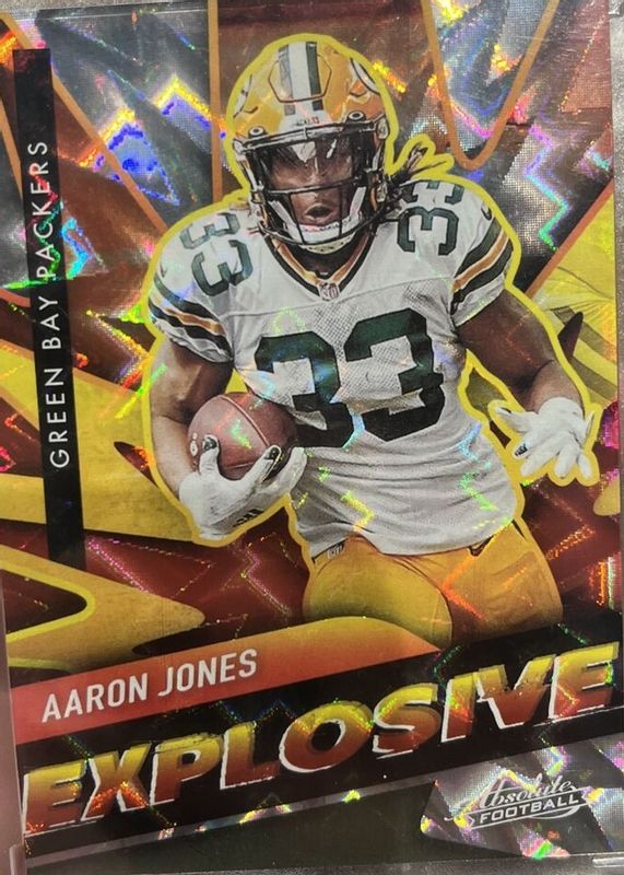 Aaron Jones 2021 Absolute #E15 Explosive PSA 10