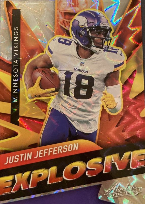 Justin Jefferson 2021 Absolute #E20 Explosive PSA 10