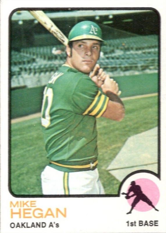 Mike Hegan 1973 Topps #382 Base BVG 6.5