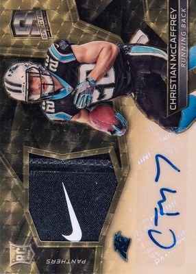 2017 Spectra #211 Rookie Patch Auto - Gold Nike Swoosh /1