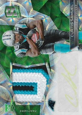 2017 Spectra #227 Rookie Patch Auto - Neon Green /50