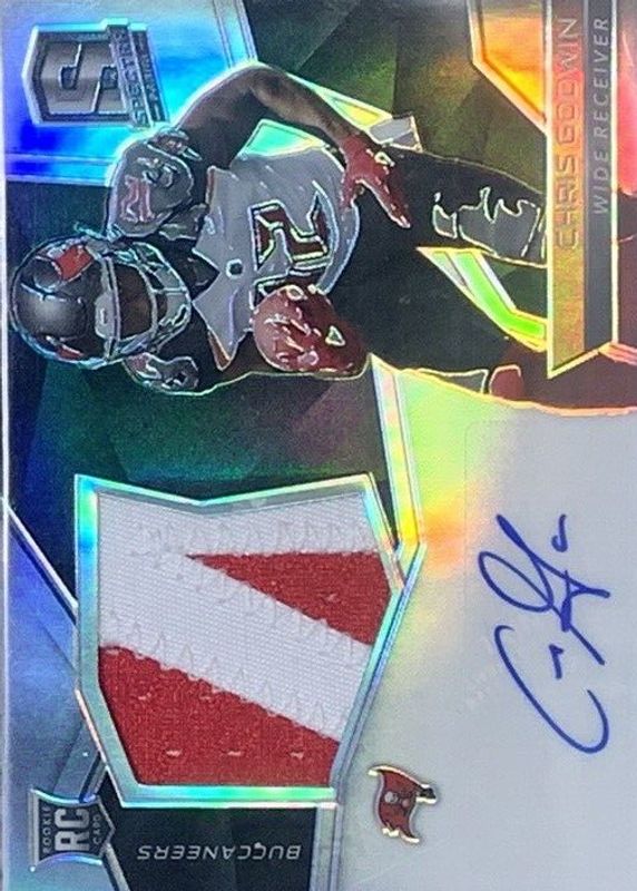 Chris Godwin 2017 Spectra #230 Rookie Patch Auto /99 RAW